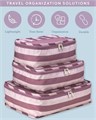 Bliss Комплект упаковочных кубиков из нейлона для путешествий - 3, 4 или 5 штук, компактные дышащие органайзеры для чемодана 11278117