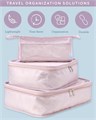 Bliss Комплект упаковочных кубиков из нейлона для путешествий - 3, 4 или 5 штук, компактные дышащие органайзеры для чемодана 11278117