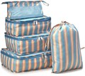 Bliss Комплект упаковочных кубиков из нейлона для путешествий - 3, 4 или 5 штук, компактные дышащие органайзеры для чемодана 11278117