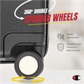 Champion Комплект из 3 жестких пластиковых чемоданов – 21”, 25”, 29” с 8 вращающимися колесами – расширяемые дорожные сумки из прочного ABS, разрешенные для авиаперевозок 11290762