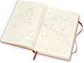 Moleskine Большой алый ежедневник на 12 месяцев 2022 года в твердом переплете (12,7 см x 21 см) 11274637