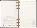 Moleskine Чёрный ежедневник на 2024 год с жёсткой обложкой, 5 , x 8.25 ,, 200 страниц, из эко-бумаги 11257238
