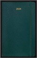 Moleskine Недатированный дневник на 2024 год, большой формат, зелёная мягкая обложка, 12 месяцев, размер 12.7 x 21 см 11303207
