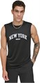 Мужской легкий спортивный топ DKNY без рукавов с UPF 40+ и быстросохнущей тканью для активного отдыха 11269018