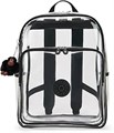 Kipling Прозрачный полиуретановый рюкзак 32x44x18 см с регулируемыми лямками и карманом на молнии 11245317