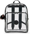 Kipling Прозрачный полиуретановый рюкзак 32x44x18 см с регулируемыми лямками и карманом на молнии 11245317