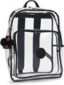 Kipling Прозрачный полиуретановый рюкзак 32x44x18 см с регулируемыми лямками и карманом на молнии 11245317