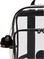 Kipling Прозрачный полиуретановый рюкзак 32x44x18 см с регулируемыми лямками и карманом на молнии 11245317
