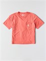 Женская футболка Carhartt из тенсела, свободный крой, с карманом и круглым вырезом, доступны большие размеры 11289162