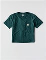 Женская футболка Carhartt из тенсела, свободный крой, с карманом и круглым вырезом, доступны большие размеры 11289162