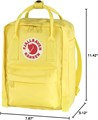 Fjallraven Мини-рюкзак Kanken 7 л из водоотталкивающей ткани с регулируемыми ремнями и двумя карманами 11249429