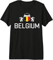 Into The Am Премиальная футболка с флагом Бельгии для гордых бельгийцев, 50% полиэстер, 25% хлопок, 25% рейон 11252009