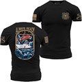 Футболка Grunt Style USCG - Always Ready из 60% хлопка и 40% полиэстера, удобный дизайн без ярлыков 11254352