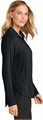 Женская туника Port Authority из вискозы и спандекса с длинными рукавами и стильным воротником, современный дизайн 11285807