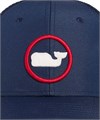 Vineyard Vines Детская классическая бейсболка Trucker с графическим рисунком китов, регулируемая, влаговпитывающая, полиэстер, 22 дюйма 11288772
