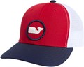 Vineyard Vines Детская классическая бейсболка Trucker с графическим рисунком китов, регулируемая, влаговпитывающая, полиэстер, 22 дюйма 11288772