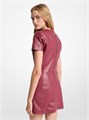 Мини-платье из кожи с элементами современного дизайна от Michael Kors 11310367