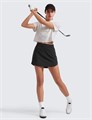 Юбка CRZ YOGA с высокой талией для гольфа, спортивная мини-юбка A-образного силуэта для тенниса и пиклбола с карманом на молнии 11250110