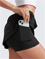 Юбка CRZ YOGA с высокой талией для гольфа, спортивная мини-юбка A-образного силуэта для тенниса и пиклбола с карманом на молнии 11250110