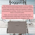 Baggallini Легкая нейлоновая мини-сумка-кроссбоди 21 см x 14 см с защитой RFID и съемным ремешком 11267403