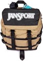 JanSport Компактный черный рюкзак Mini Skip с основным отделением, боковым карманом для бутылки и карманом на молнии 11306659
