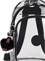Kipling Прозрачный рюкзак для фестивалей и спорта, вместимость 6,5 литра, 2 отделения на молнии, с регулируемыми лямками 11266022