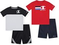 Комплект из 4 предметов Champion для мальчиков: две футболки и шорты - комфорт и стиль 11260475