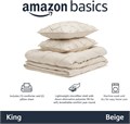 Amazon Basics Комплект постельного белья с заменой на пух, 2 предмета, Твин/Твин XL, бежевый цвет, с геометрическим узором 11279328