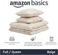 Amazon Basics Комплект постельного белья с заменой на пух, 2 предмета, Твин/Твин XL, бежевый цвет, с геометрическим узором 11279328