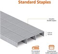 Amazon Basics Стандартные скобки для степлера, 500000 штук (100 упаковок по 5000), серебряные 11266362