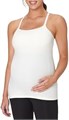 Майка для кормления Hanes с клипсами и спинкой-регланом, эластичная и восстанавливающаяся, для беременных 11277806