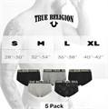 Мужские хлопковые брифы True Religion, 5 штук, комфорт и поддержка 11271473