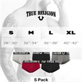 Мужские хлопковые брифы True Religion, 5 штук, комфорт и поддержка 11271473