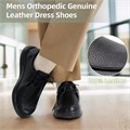 Мужская ортопедическая обувь OrthoComfoot: кожаные туфли с поддержкой свода стопы и комфортом для снятия боли в пятках 11264683