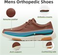 Мужская ортопедическая обувь OrthoComfoot: кожаные туфли с поддержкой свода стопы и комфортом для снятия боли в пятках 11264683