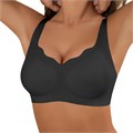 Бра Deangelmon без каркаса, женское, бесшовное, комфортное для ежедневной носки, с волнистым V-образным вырезом 11270077