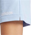 Женские шорты большого размера adidas Essentials Linear из французского флиса, 100% хлопок 11273882