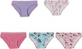 Hanes Детские хлопковые трусики: растяжимые и стильные бикини и хипстеры. Упаковка из 5 штук для комфорта. 11298733