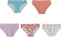 Hanes Детские хлопковые трусики: растяжимые и стильные бикини и хипстеры. Упаковка из 5 штук для комфорта. 11298733