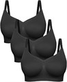 Комплект из 3 безкаркасных бралетов без прокладок FeelinGirl для повседневного ношения 11269776