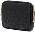 Herschel Косметичка из веганской кожи черного цвета, стандартного размера с отделкой из оксфорда 11305801