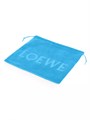 Loewe Хлопковый, льняной и кожаный мешок с логотипом и завязками размером 26.7 см х 24.7 см х 3.8 см 10043374