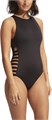 Женский купальник Seafolly с высоким воротником и многослойными боковыми ремнями из 87% переработанного нейлона 11291283