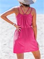 Женское мини-платье CUPSHE с полупрозрачным покрытием, завязками на талии и без рукавов 11291412
