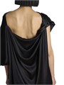 Драпированная асимметричная блуза из эластичного шелка Dries Van Noten с открытой спиной 11030746