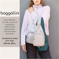 Baggallini Женская нейлоновая сумка-переноска 30х18 см с регулируемым плечевым ремнем и карманом для телефона 11274197