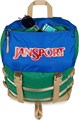 JanSport Рюкзак Skip Pack – объем 28 литров, для ноутбука до 13,5 дюймов, большая основная секция, карман для бутылки – идеален для работы и путешествий, черный 11286025