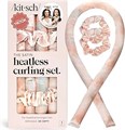 Набор для создания кудрей Kitsch без повреждений – 86 см безнагревательный валик для волос с 2 сатиновыми резинками, удобные кудри для сна 11244389