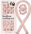 Набор для создания кудрей Kitsch без повреждений – 86 см безнагревательный валик для волос с 2 сатиновыми резинками, удобные кудри для сна 11244389