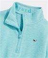 Комфортный и стильный лонгслив для мальчиков Vineyard Vines Saltwater с 1/4 молнией, 55% хлопка и 45% полиэстера 11304542